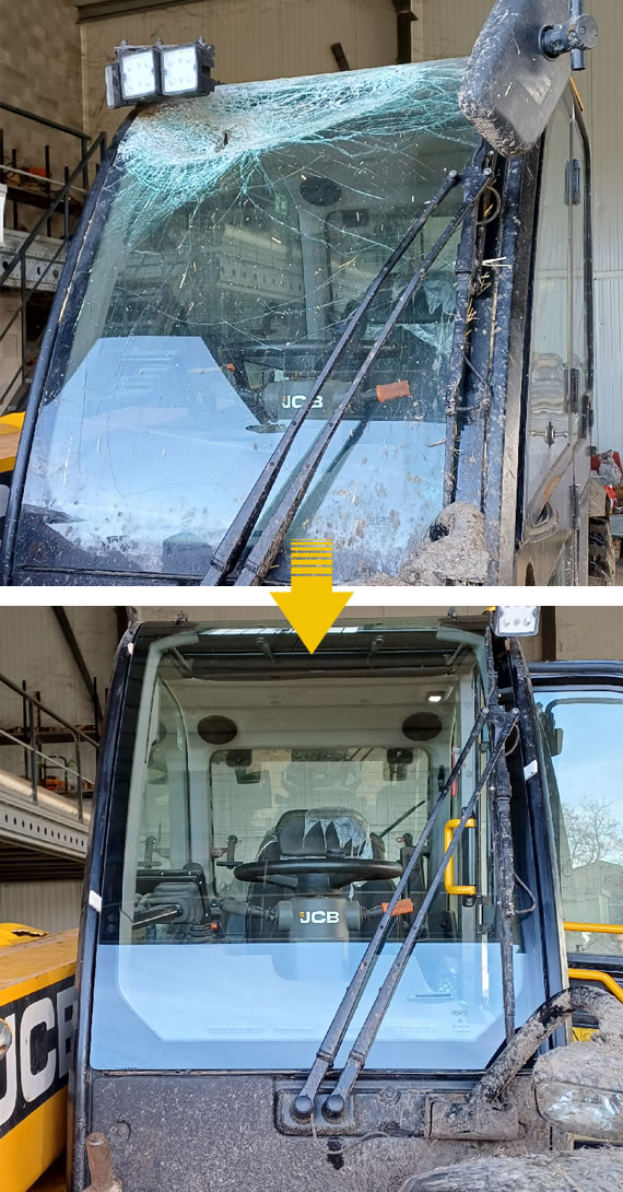 Engin TP réparé par Agrivitre