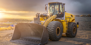 Intervention vitrage sur engin de travaux publics | AgriVitre dans l'Ain